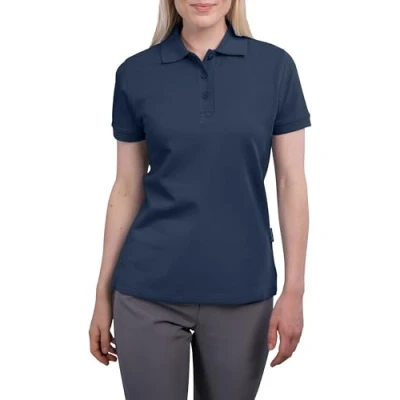Abbildung von HRM Damen Heavy Polo, navy, Gr. 5XL I Premium Polo Shirt aus 100% Baumwolle Basic Polohemd bis 60C waschbar Hochwertige &amp; nachhaltige Oberteile Workwear