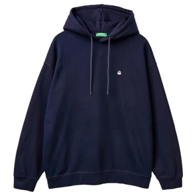Abbildung von United Colors of Benetton Herren C/CAPP. M/L 342zu201k Kapuzenpullover, blau, XXXL