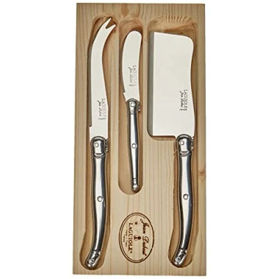 Abbildung von Laguiole Jean Dubost 97616 Käse Set, 3 Stück, Edelstahl