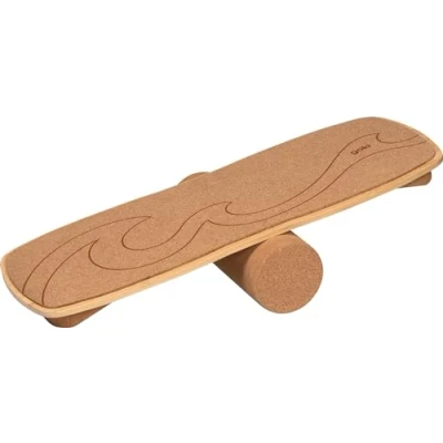 Abbildung von goki Balancetrainer Balance Board mit Kork Waikiki Beach, verschiedene Schwierigkeitsstufen möglich.