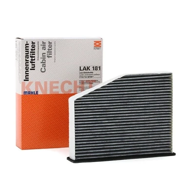 Abbildung von MAHLE ORIGINAL LAK 181/1 Innenraumfilter Aktivkohlefilter 210,0 287 57,0 VOLKSWAGEN: Caddy 3 Kombi, Passat B7 Alltrack, Kastenwagen