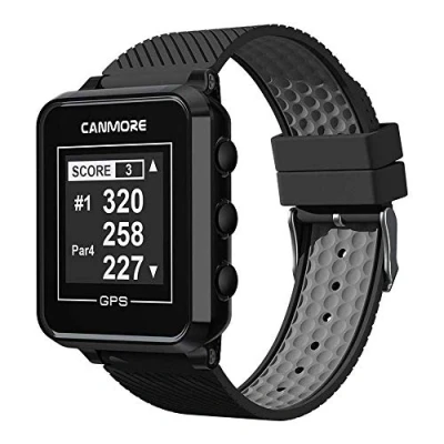 Abbildung von Canmore TW 353 GPS Golf Uhr Set mit Netzteil (schwarz)