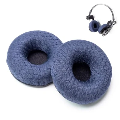 Abbildung von Voarmaks Hochwertige Schaumstoff Ohrpolster, kompatibel mit Koss Porta Pro PP KSC35 KSC75 KSC55 Kopfhörer (komplett blau)