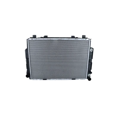 Abbildung von NRF 55320 Kühler, Motorkühlung Aluminium 668 466 42 mit Anbauteilen Kühlrippen gelötet MERCEDES BENZ: S Klasse Limousine