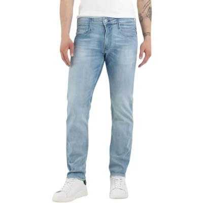 Abbildung von Replay Herren Jeans Anbass Slim Fit mit Comfort Stretch, Light Blue 010 (Blau), 30W / 34L