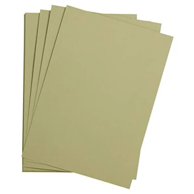 Abbildung von Clairefontaine 90784C Packung mit 25 Bogen Zeichenpapier Etival Color, DIN A3, 29,7 x 42cm, 160g, 1 Pack Olivgrün