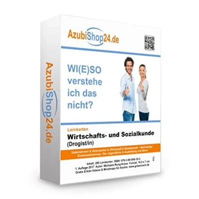 Abbildung von Lernkarten Wiso Wirtschafts und Sozialkunde Drogist Prüfungsvorbereitung Prüfung: auf die Abschlussprüfung