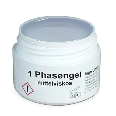 Abbildung von GS Nails mittelviskoses 1 Phasen UV Nagel Gel für Nail Art &amp; Design 3 in Haft Gel, Aufbau Versiegelungs Cover (250ml)