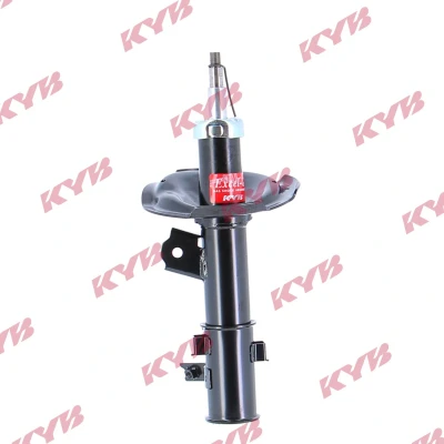 Abbildung von KYB 3330053 Stoßdämpfer Vorderachse links Gasdruck Zweirohr Federbein oben Stift HYUNDAI: ACCENT 3, 3 Stufenheck, KIA: RIO 2