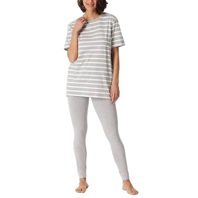 Abbildung von Schiesser Casual Essentials SET Nachtwäsche Set, Damen, Größe: 48, Grau mel