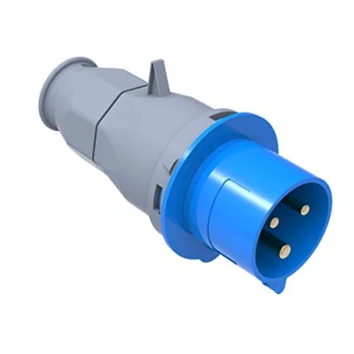 Abbildung von AW Tools CEE Stecker Camping 32A/230V 3 polig blau 6h IP44 Caravan Boot 2P+E