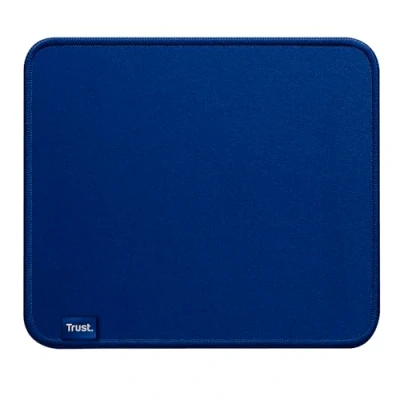 Abbildung von Trust Boye Mauspad, Nachhaltiges Design, Recycelten Materialien, rutschfeste Unterseite aus Naturkautschuk, 250 x 210 3 mm, Mauspad mit Vernähter Rand, Waschmaschinenfest, für Büro Blau