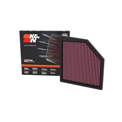 Abbildung von K&amp;N Filters 33 3180 Luftfilter 37 256 quadratisch Langzeitfilter BMW: X1