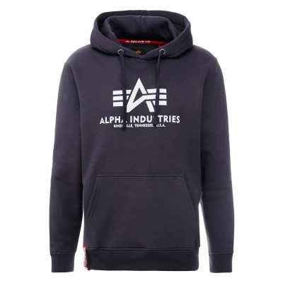Abbildung von Alpha Industries Kapuzenpullover, Herren, Größe: Medium, Iron grey