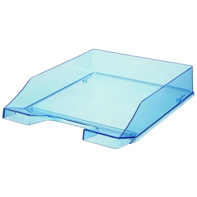 Abbildung von HAN Organizer Briefablage KLASSIK DIN A4 C4 Polystyrol Farbe: blau transparent