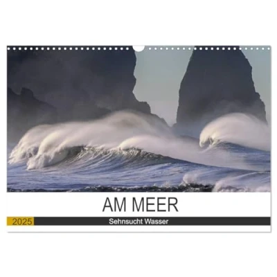 Abbildung von Am Meer. Sehnsucht Wasser (Wandkalender 2025 DIN A3 quer), CALVENDO Monatskalender