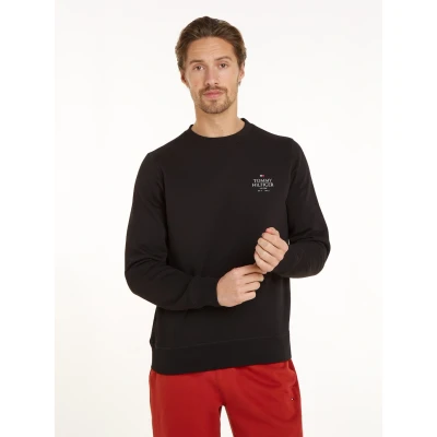 Abbildung von Tommy Hilfiger Stack Sweatshirt, Herren, Größe: XL, Black