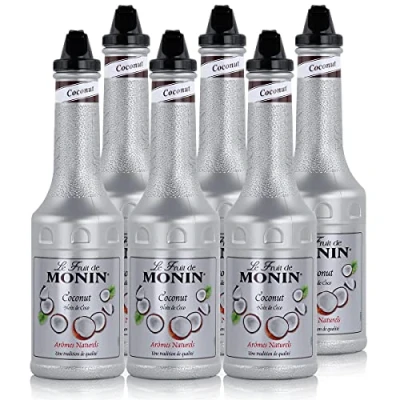 Abbildung von Monin Fruchtpüree Mix Cocos, 1,0 L 6er Pack