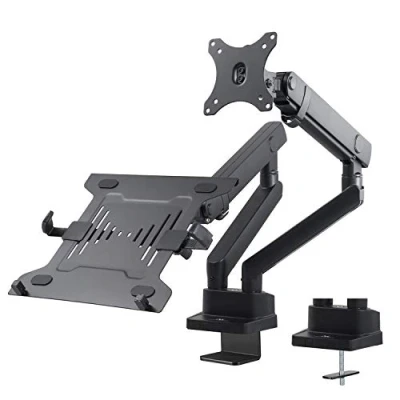 Abbildung von Maclean MC 813 Monitorhalter mit Gasfeder Laptop Halterung Tischhalterung Monitorarm Monitorständer VESA 75x75 100x100 17&quot; 32&quot; Für 1 Monitor und