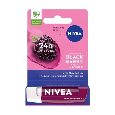 Abbildung von NIVEA Pflegende Lippenstift Blackberry Shine, 4,8g