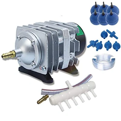 Abbildung von Hailea ACO 208 Set Luftkompressor Koi Teich Aquarium Belüfter Sauerstoffpumpe