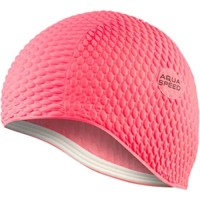 Abbildung von Aqua Speed Badekappe Bombasic / Bombastic TIC TAC (Schwimmkappe für Fitness), Elastische Fitness Schwimmhaube