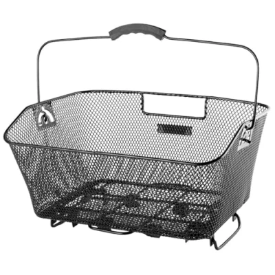 Abbildung von M Wave Hochwertiger Drahtkorb für den Gepäckträger BA RM Clamp, schwarz, 41x31x17 cm, 14315931