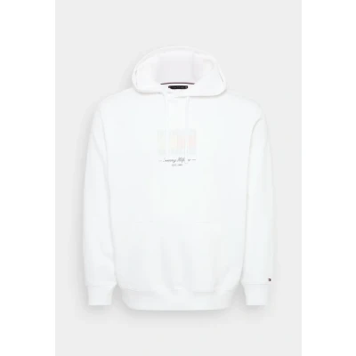 Abbildung von Tommy Hilfiger Herren Hoodie Ithaca mit Kapuze, Weiß (White), 5XL