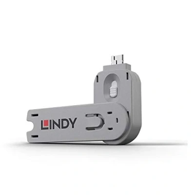 Abbildung von LINDY 40624 Schlüssel für USB Port Schloss, weiß