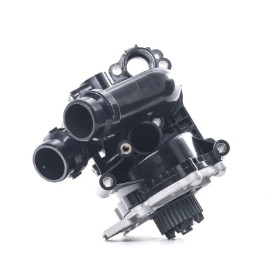 Abbildung von METZGER 4007004 Wasserpumpe mit Dichtungen Thermostat, ohne Sensor mechanisch Gehäuse AUDI: A4 B8 Avant, A5 Sportback, A3 Schrägheck