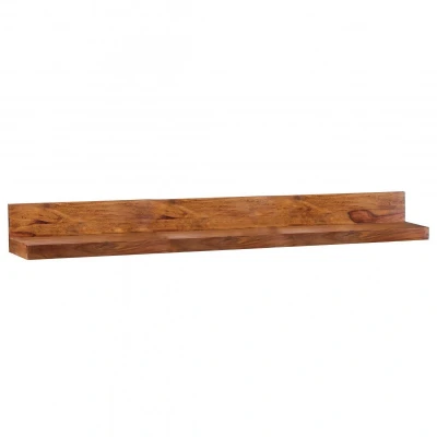 Abbildung von Massivholz Wandregal 160 cm Sheesham Wandboard