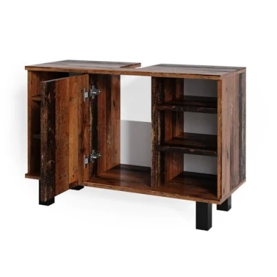 Abbildung von Vicco Waschbeckenunterschrank Fynn, Antikholz, 80 x 54 cm (kein Set)