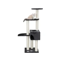 Abbildung von Trixie Alicante Scratching Post Anthracite 142 cm