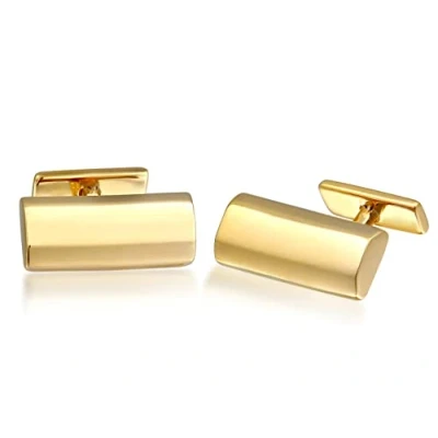 Abbildung von Kuzzoi Classic Manschettenknopf, Herren, Größe: One Size, Gold