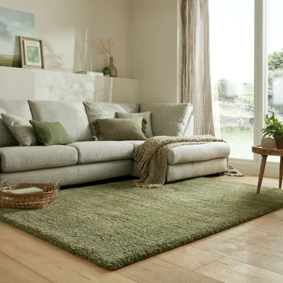 Abbildung von FLAIR RUGS Hochflor Teppich &quot;Feather&quot;, rechteckig