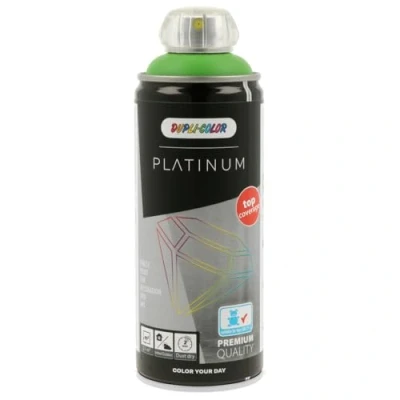 Abbildung von Dupli Color 719493 PLATINUM RAL 6018 gelbgrün seidenmatt 400 ml