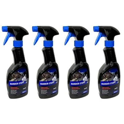 Abbildung von ROBBYROB 4X Marder Spray Marderschutz 500ml Marderspray Abwehrduft Marderabwehr Marderstopp Marderschreck Abwehrspray