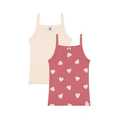 Abbildung von Petit Bateau Junior Chemises Bretelles 2 PACK Unterhemd/shirt multicoloured für Kinder, Größe: 152, Multi coloured