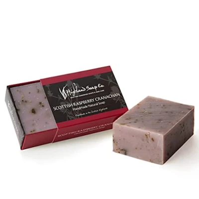 Abbildung von The Highland Soap Company Seife Wild Scottish Raspberry Cranachan 190g