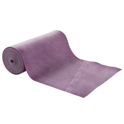 Abbildung von CanDo Trainingsband / Gymnastikband, Länge 5,5 m, Val u Band®, latexfrei pflaume (schwer)