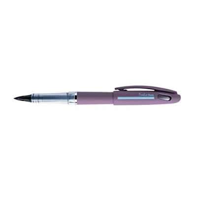 Abbildung von Pentel Tradio TRJ99A A, Fasermaler Sport Chic, Korpus Schwarz matt, nachfüllbare Tinte blasslila
