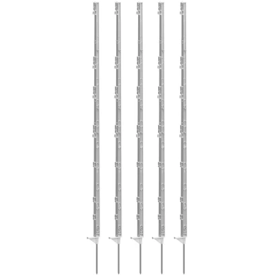 Abbildung von Agradi Power Kunststoffpfahl Classic Einzelsp Weiß 156cm 5st
