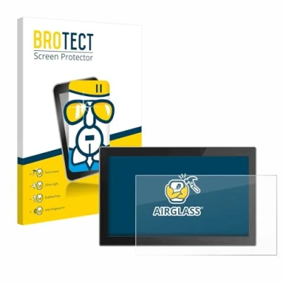 Abbildung von BROTECT Schutzglas für Siemens Simatic HMI MTP1200 Unified Comfort Schutzfolie Panzer Folie Glas [Extrem Kratzfest 9H, Anti Fingerprint,