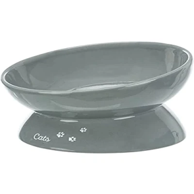 Abbildung von Trixie Ergonomic Ceramic Bowl XXL 0,35l/ ø 17cm Grey