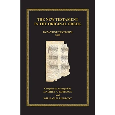 Abbildung von the New Testament in Original Greek: Byzantine Textform 2018