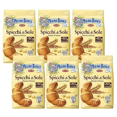 Abbildung von MULINO BIANCO Spicchi di Sole Croissant Butterkekse 400g x 6 Pakete
