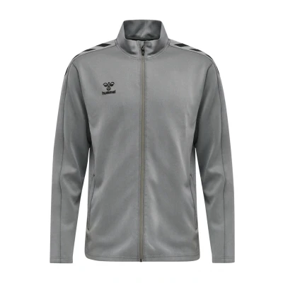 Abbildung von Hummel Hmlcore XK ZIP Trainingsjacke, Herren, Größe: XXL, Grey melange