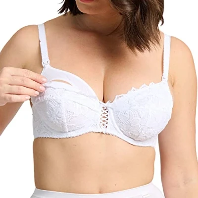 Abbildung von Sans Complexe Damen Arum Baby Umstands BH, (Blanc Gcc), 80E EU