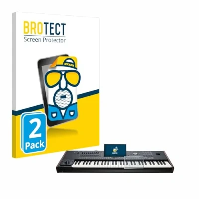 Abbildung von BROTECT Entspiegelungs Schutzfolie für KORG Pa5X (2 Stück) Matte Displayschutz Folie, Anti Reflex, Fingerprint