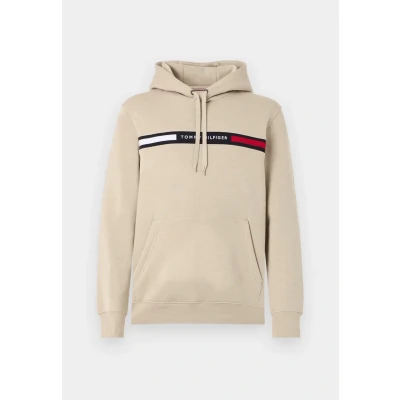 Abbildung von Tommy Hilfiger Chest Insert Hoody Kapuzenpullover, Herren, Größe: XXL, Sandalwood